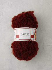 4570 - Red Brown MOHAIR BOUCLE - De Witte Engel