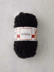 4580 - Black MOHAIR BOUCLE - De Witte Engel