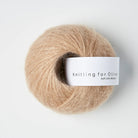 Soft Silk Mohair Mushroom Rose - Knitting for Olive