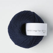 Navy Blue Merino - Knitting for Olive