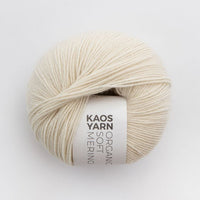 ORGANIC SOFT MERINO 1001-NATURAL - Kaos Yarn