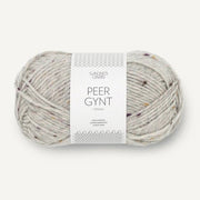1035 - Lys Gramelert Tweed Peer Gynt - Sandnes Garn
