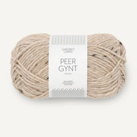 Peer Gynt 2730-Beigmelert Natur Tweed - Sandnes Garn