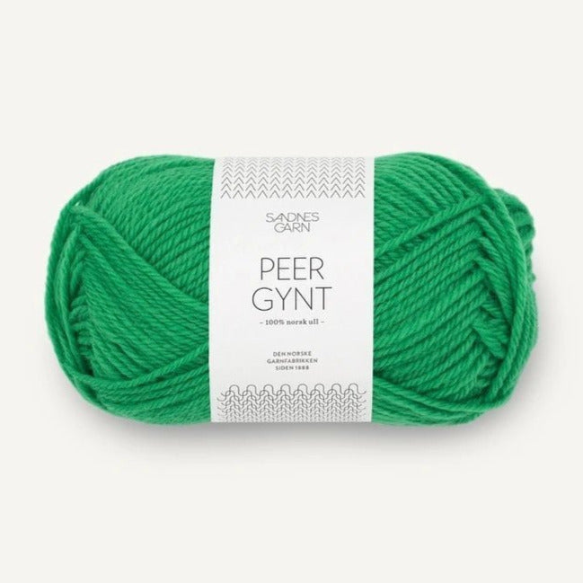 Peer Gynt 8236-Jelly Bean Green - Sandnes Garn