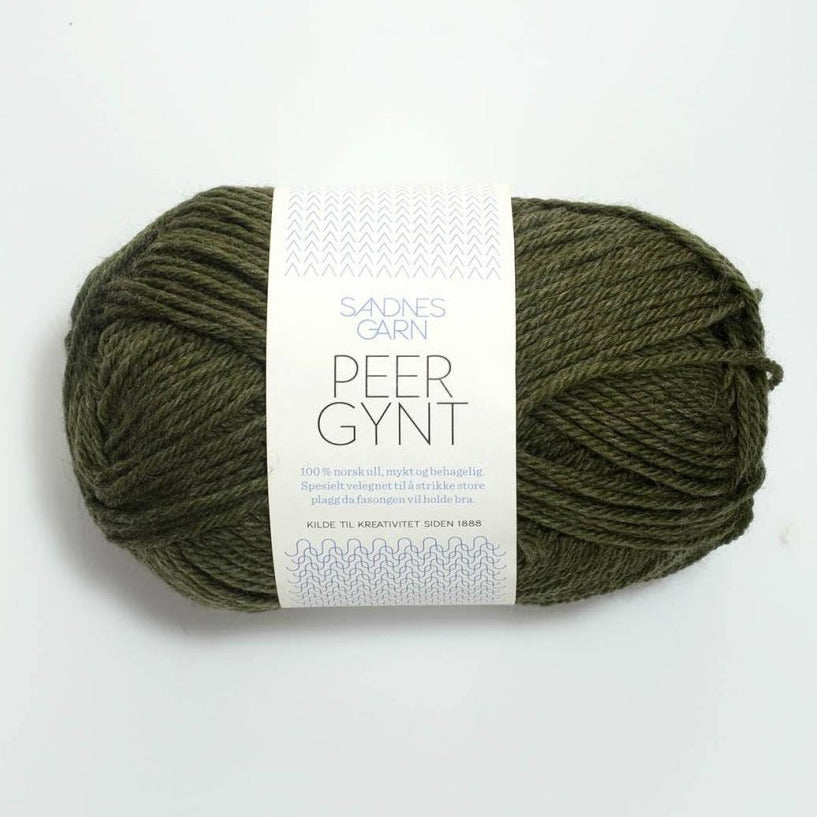 Peer Gynt 9572-Vert foncé - Sandnes Garn
