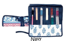 POCHETTE DE RANGEMENT KNIT PRO POUR DOUBLES POINTES Navy - Knit Pro