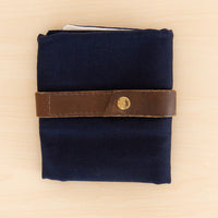POCHETTE EN TISSU POUR AIG. INTERCHANGEABLES TWIG&HORN Navy - Twig & Horn