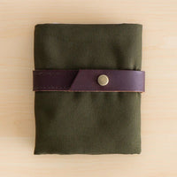 POCHETTE EN TISSU POUR AIG. INTERCHANGEABLES TWIG&HORN Olive - Twig & Horn