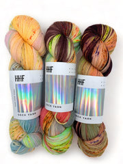 Sock Fade Set 4 POTLUCK – SOCK YARN - Hedgehogfibres