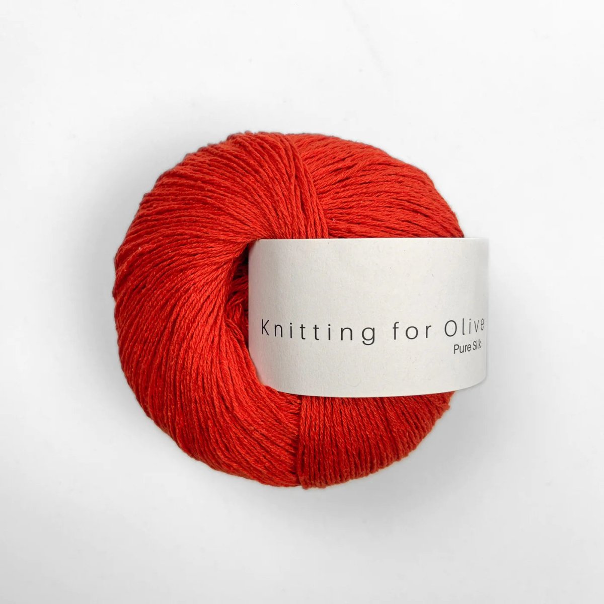 Pure Silk Blood Orange - Knitting for Olive