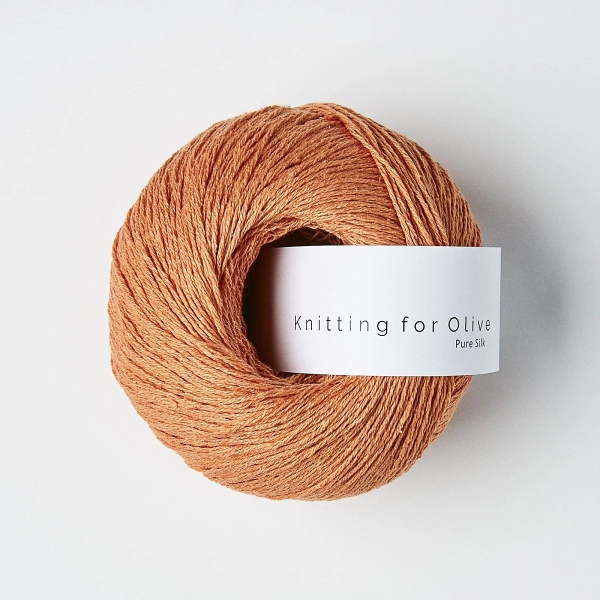 Pure Silk Mandarin Orange - Knitting for Olive