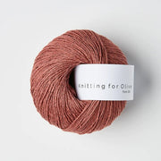 Plum Rose Pure Silk - Knitting for Olive