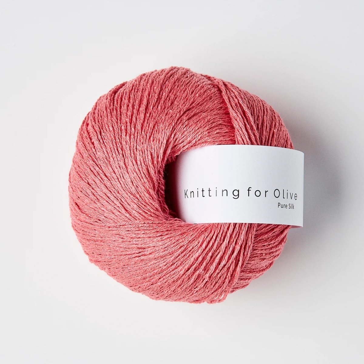 Pure Silk Raspberry Pink - Knitting for Olive
