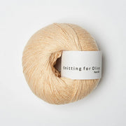 Soft Peach Pure Silk - Knitting for Olive