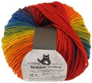 1702 - Small Tortoiseshell Reggae ombré - Schoppel Wolle