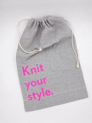 Rose SAC A TRICOT EN COTON RECYCLE - Sandnes Garn