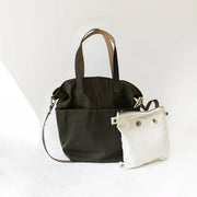 Olive SAC A TRICOT EN TISSU TWIG&HORN - Twig & Horn