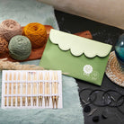 Set d'aiguilles circulaires interchangeables de luxe en bambou - Knit Pro