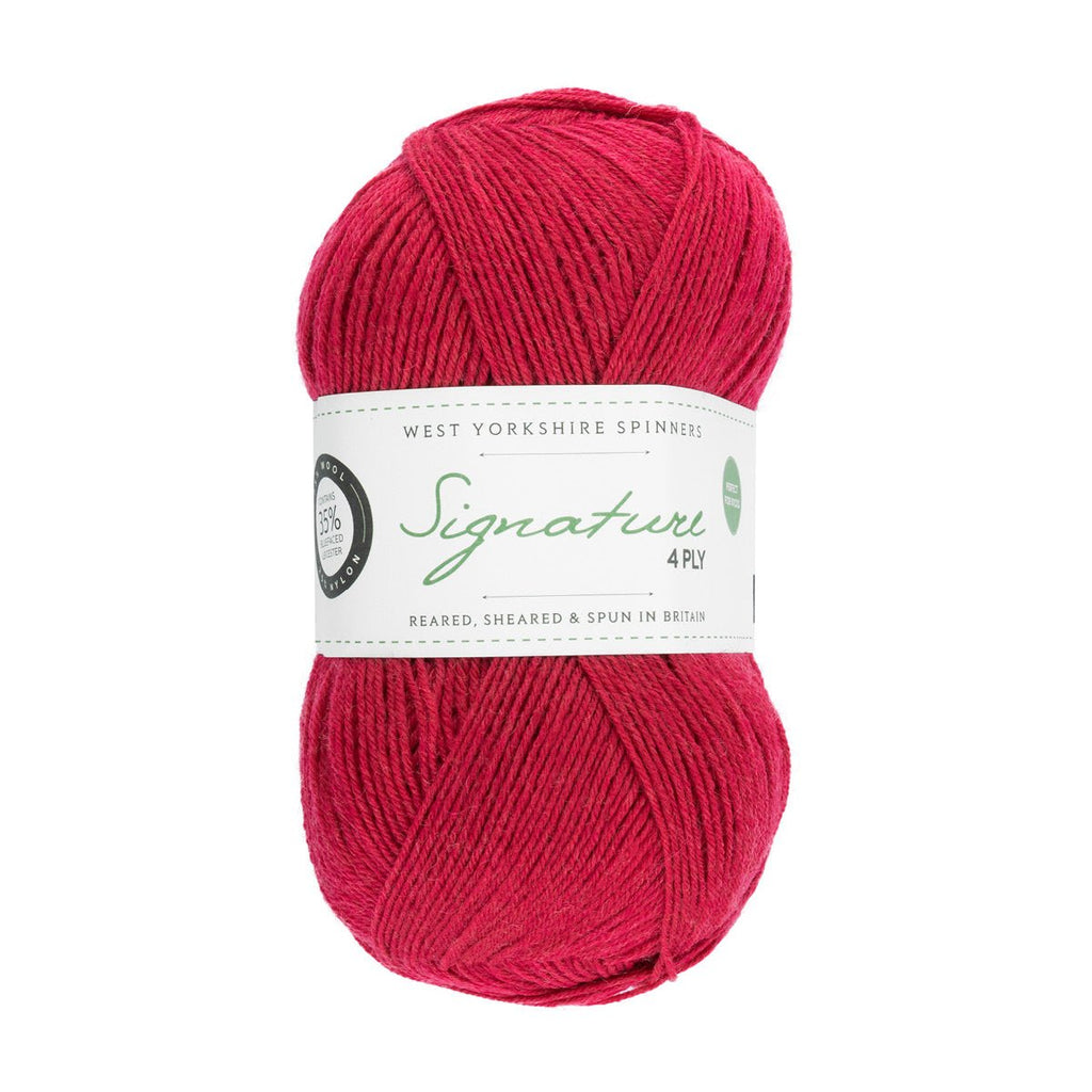 SIGNATURE4PLY-529-Cherry Drop - SIGNATURE 4PLY - West Yorkshire Spinners