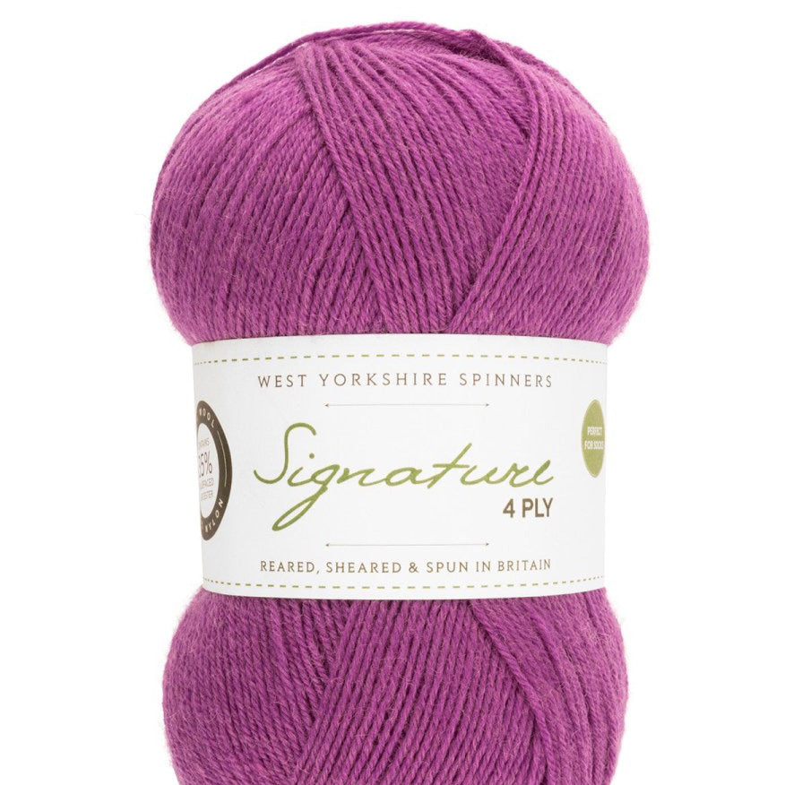 SIGNATURE4PLY-735-Blackcurrant Bomb - SIGNATURE 4PLY - West Yorkshire Spinners