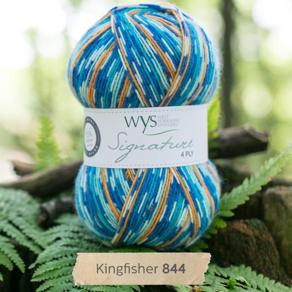 SIGNATURE 4PLY - COUNTRY BIRDS 844-Kingfisher - West Yorkshire Spinners