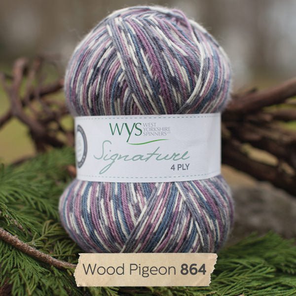 SIGNATURE 4PLY - COUNTRY BIRDS 864-Wood Pigeon - West Yorkshire Spinners
