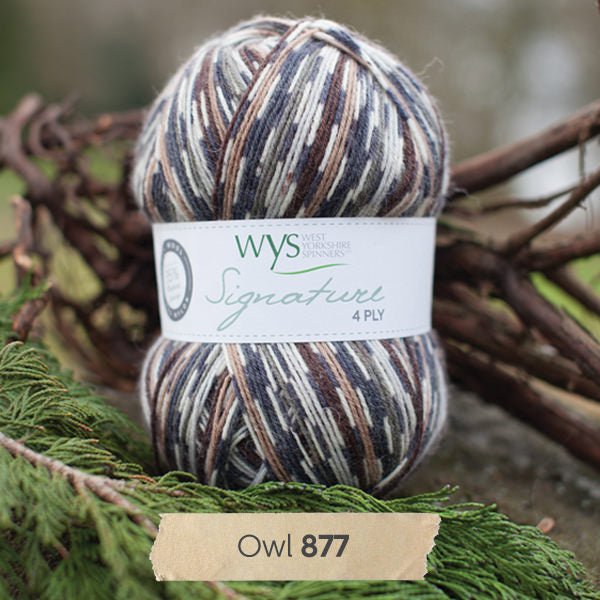 SIGNATURE 4PLY - COUNTRY BIRDS 877-Owl - West Yorkshire Spinners