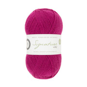 1002 - Fuchsia SIGNATURE 4PLY - HAPPY FEET COLLECTION - West Yorkshire Spinners