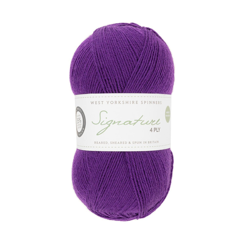 SIGN4-HF-1003-Amethyst - SIGNATURE 4PLY - HAPPY FEET COLLECTION - West Yorkshire Spinners