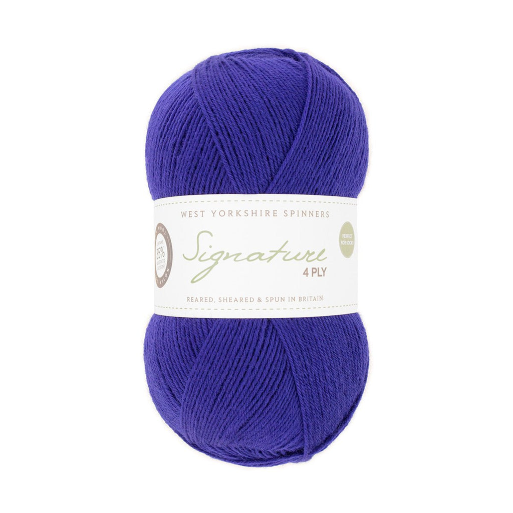 SIGN4-HF-1005-Cobalt - SIGNATURE 4PLY - HAPPY FEET COLLECTION - West Yorkshire Spinners