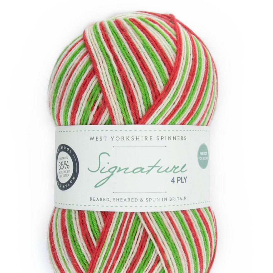 SIGNATURE 4PLY - NOEL Candy Cane - West Yorkshire Spinners