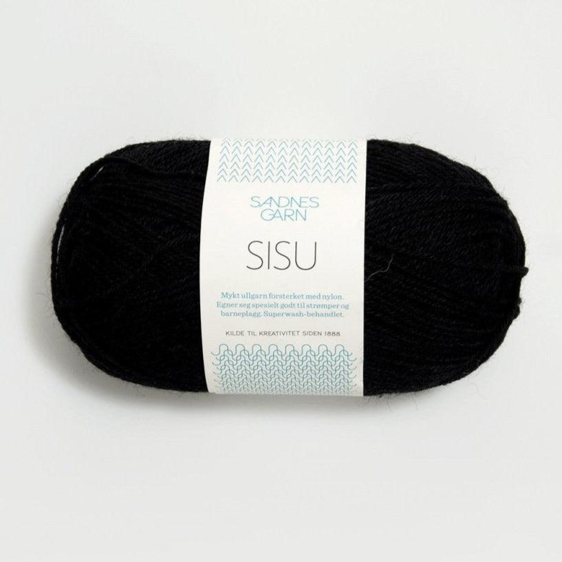 SISU-1099-Noir - SISU - Sandnes Garn