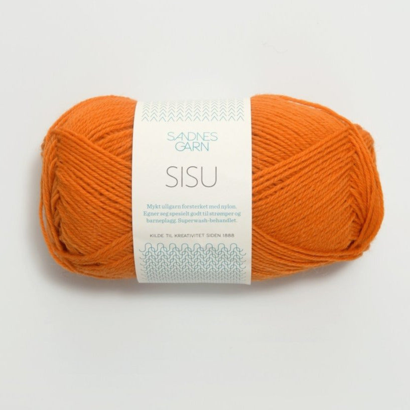 SISU 3326-Orange - Sandnes Garn