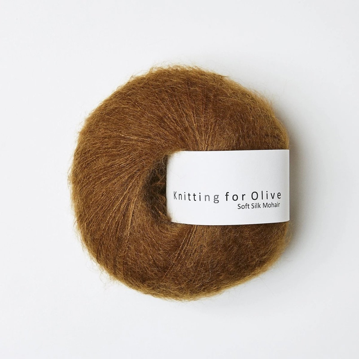 Soft Silk Mohair Ocher Brown - Knitting for Olive