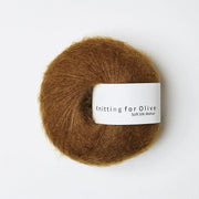 Ocher Brown Soft Silk Mohair - Knitting for Olive