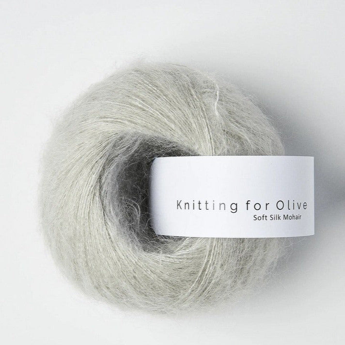 Soft Silk Mohair Pearl Gray - Knitting for Olive