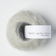 Pearl Gray Soft Silk Mohair - Knitting for Olive