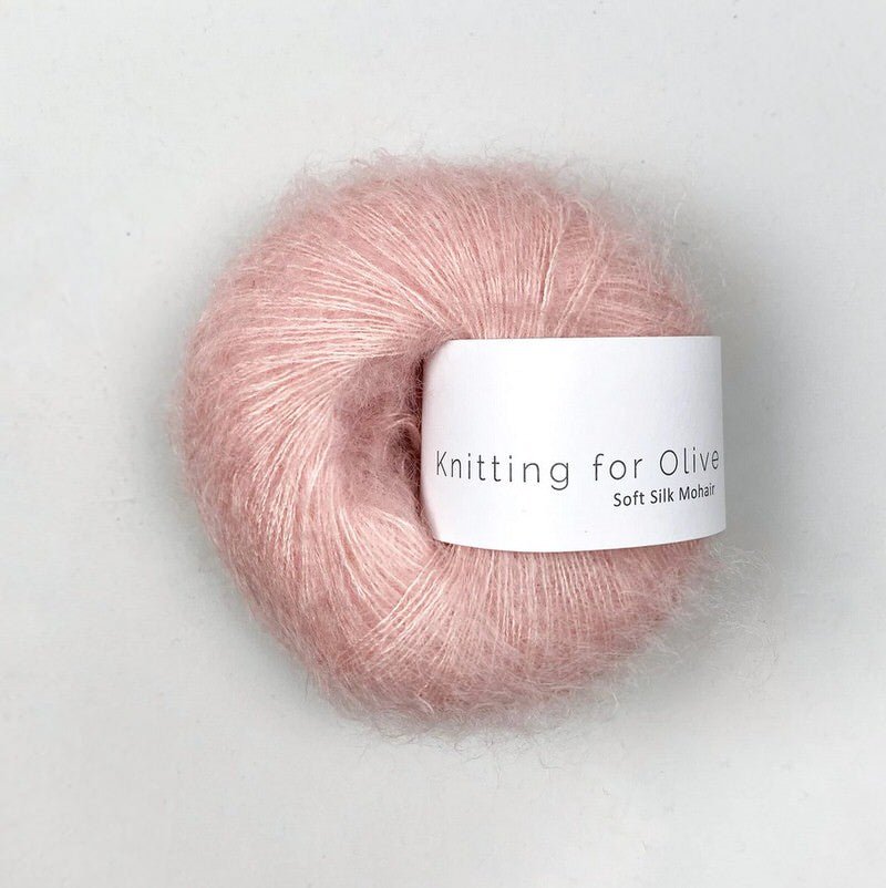 Soft Silk Mohair Poppy Rose - Knitting for Olive