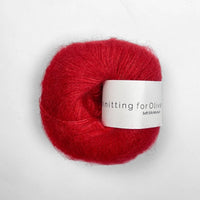 Soft Silk Mohair Red Currant - Knitting for Olive