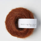 Soft Silk Mohair Rust - Knitting for Olive