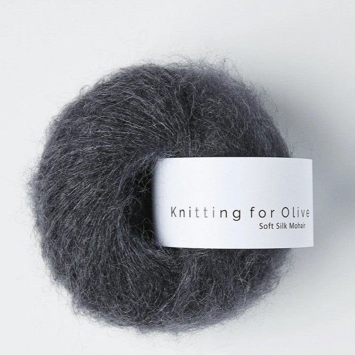 Soft Silk Mohair - Knitting for Olive Slate Gray - Knitting for Olive