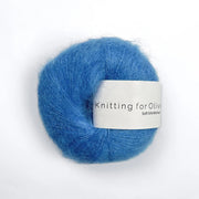 Poppy Blue Soft Silk Mohair - Knitting for Olive