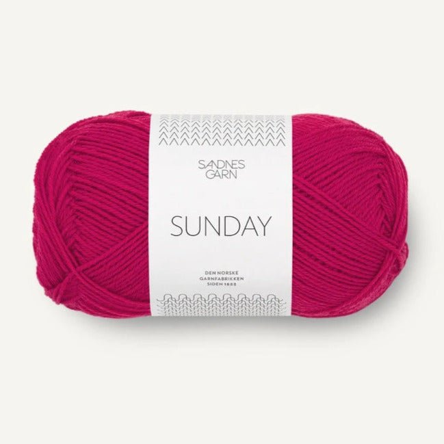 SUNDAY-4600 Jazzy Pink - SUNDAY - Sandnes Garn