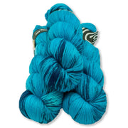 Teal Super Soft Sock - Qing Fibre