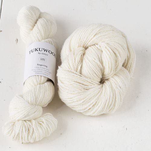 FING - 01 - Sake 50g TUKUWOOL FINGERING - Tukuwool