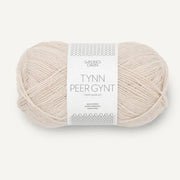 2641 Natur Melert Tynn Peer Gynt - Sandnes Garn