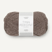 2652 Mellombrun Melert Tynn Peer Gynt - Sandnes Garn