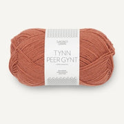 3535 - Brun cuivré Tynn Peer Gynt - Sandnes Garn