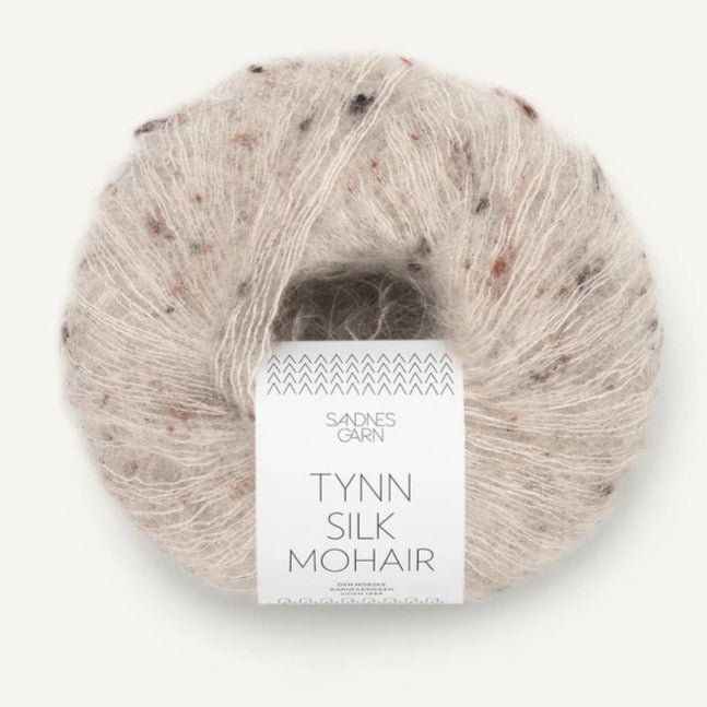 TYNN SILK MOHAIR 2600-Greige Tweed - Sandnes Garn