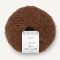 TYNN SILK MOHAIR 3073-Sjokolade - Sandnes Garn